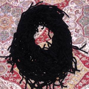black sparkly infinity scarf
